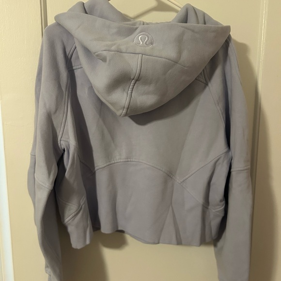 Lululemon Scuba Half Zip Hoodie Pastel Blue M/L - Picture 3 of 3